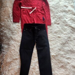 Polo Red Cable Knit Sweater Bundle